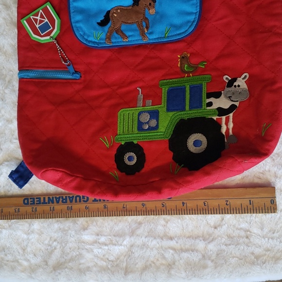 Stephen Joseph Boys' Padded Farm Design Backpack and Lunch Box - School Bags - Picture 7 of 16